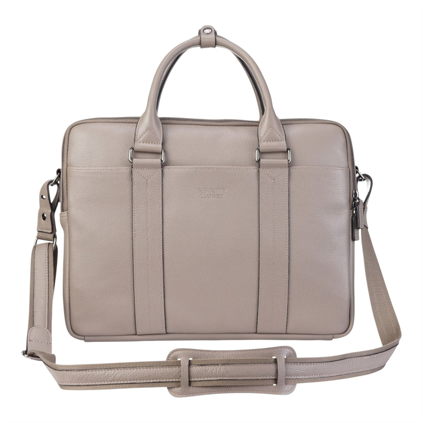 Genuine Leather Laptop Business Briefcase Office Work Travel Bag - Sutton