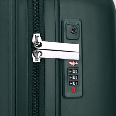 Hard Shell Suitcase Cabin TSA Luggage Travel Set