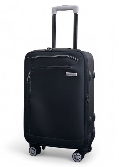 Soft Shell Cabin Suitcase 59 x 37 x 23 cm Luggage Suitable for Easyjet, Ryanair
