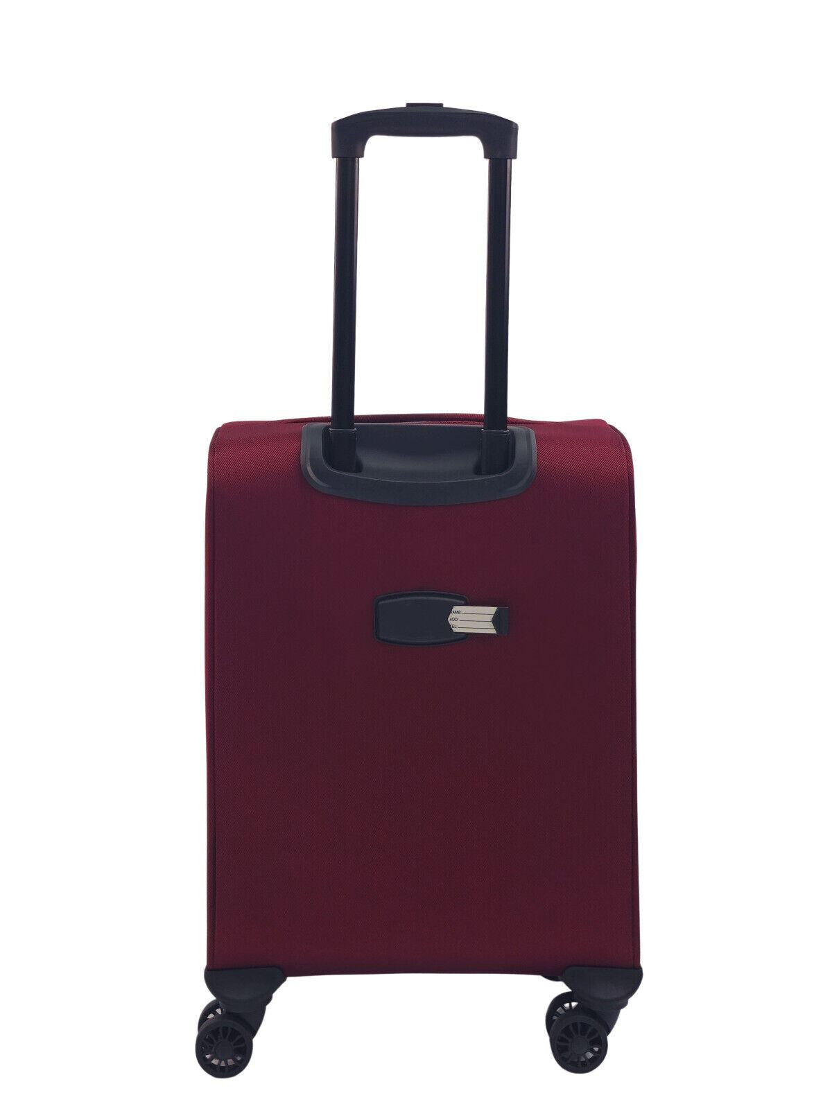 Soft Shell Cabin Suitcase 55 x 40 x 20 cm Lightweight Luggage Suitable for Easyjet, Ryanair