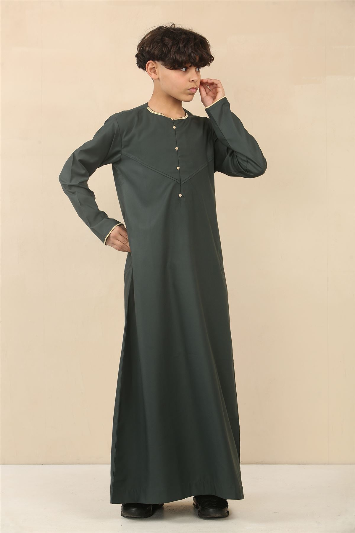 Kid's Boys Omani Eid Thobe  Saudi Emirati Jubba Robe