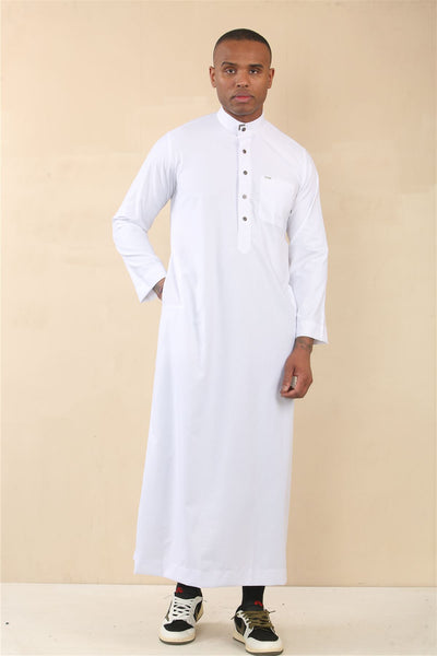 Men's Thobe Arab Saudi Emirati Islamic Clothing Jubba Robe