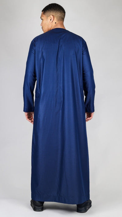 Men's Thobe Emirati Islamic Jubba Robe Eid Tassel Regular Fit