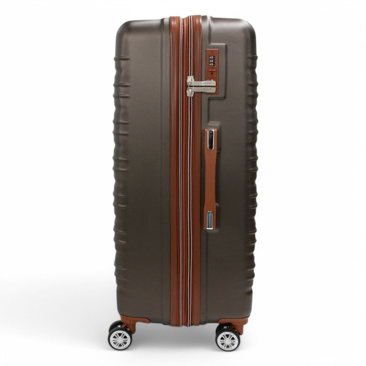 Expandable Hard Shell ABS Suitcase Set 8 Wheel Robust Travel Case Holiday Luggage