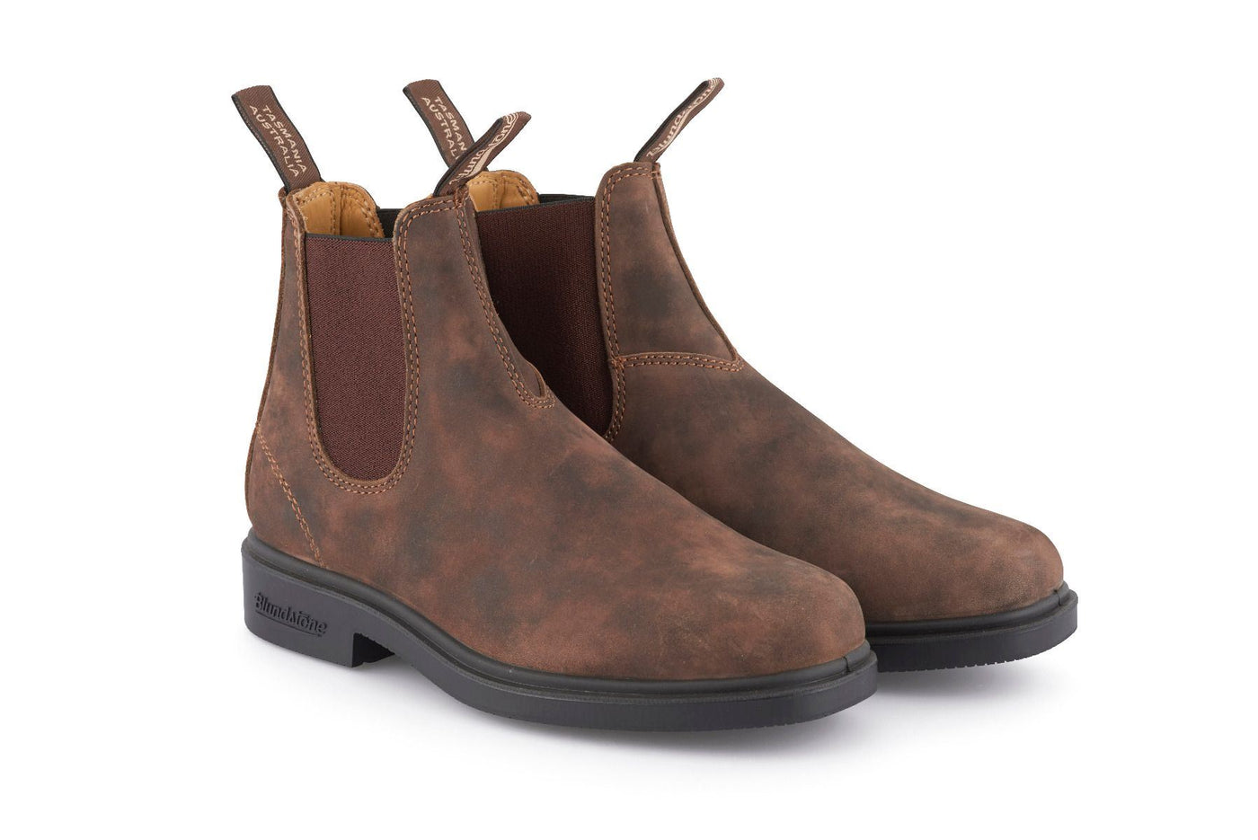 Blundstone #1306 Rustic Brown Chelsea Boot with Cream