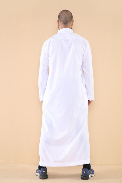 Mens Thobe Jubba Saudi Ramadan Eid Islamic Kaftan Kaudara Arabic Jubbah