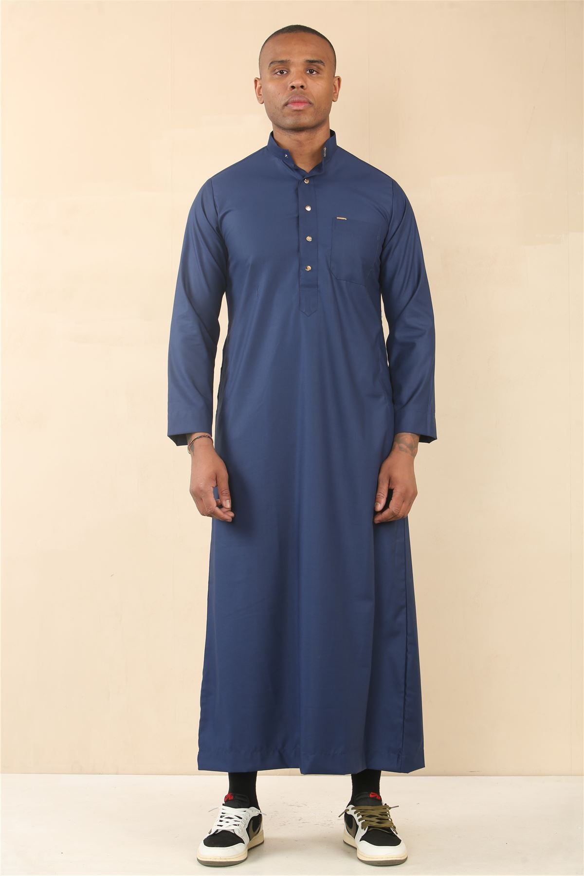 Men's Thobe Arab Saudi Emirati Islamic Clothing Jubba Robe