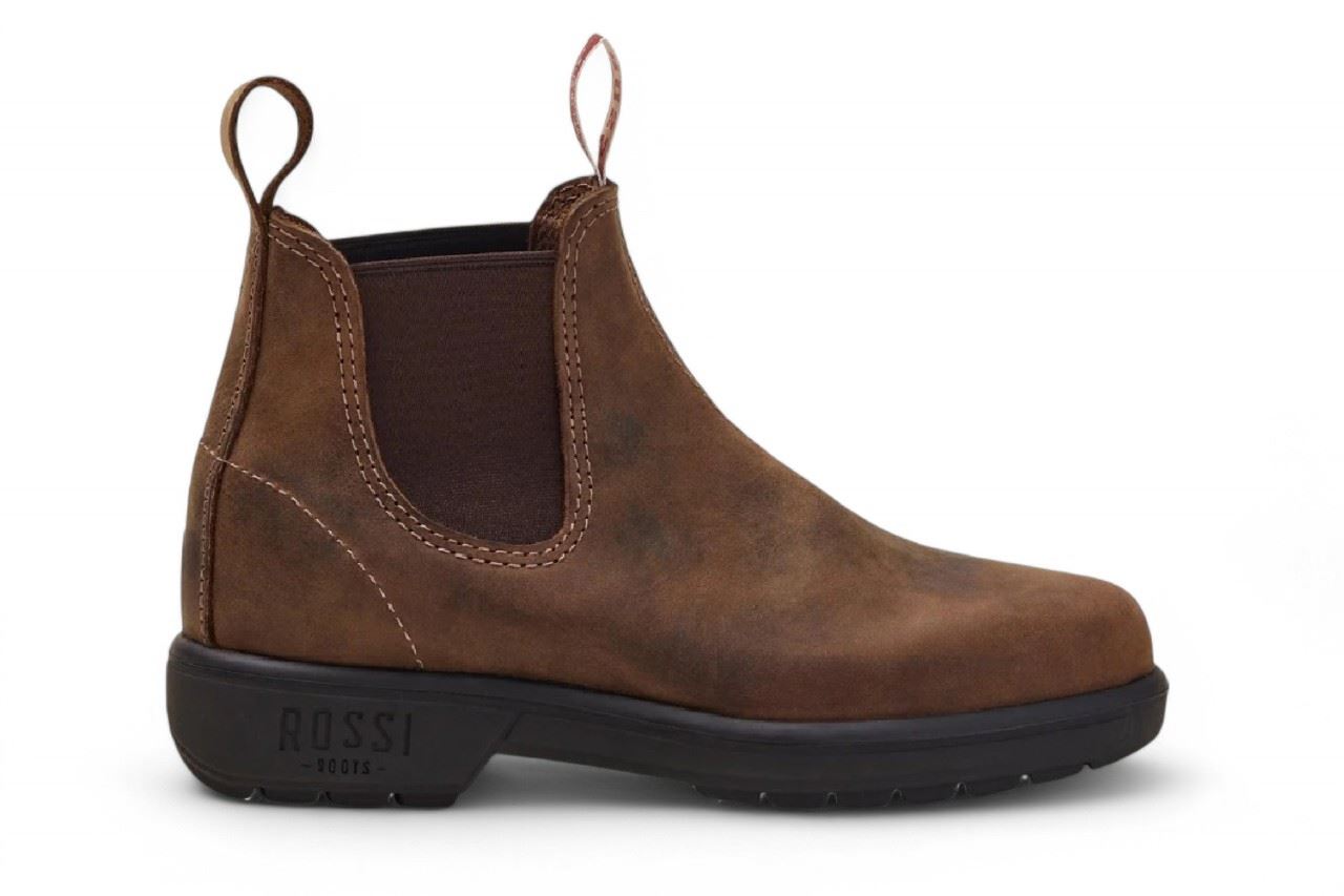 Rossi 303 Endura Tan Brown Leather Chelsea Boots