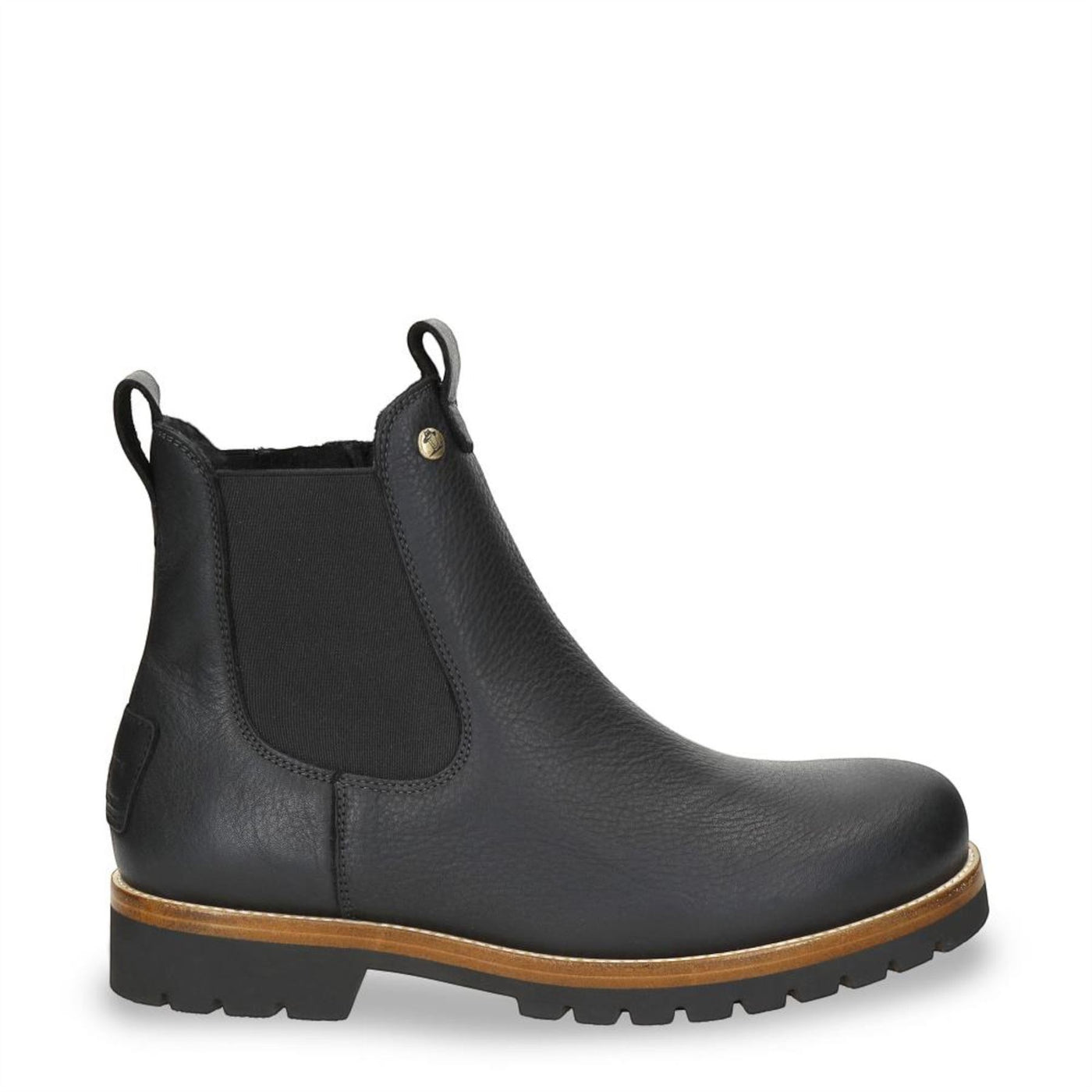 Panama Jack Men's Beny Igloo C1 Black Waterproof Leather Chelsea Boots