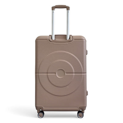 Robust ABS Hard Shell 8 Wheels Luggage Travel Holiday Cabin Suitcase Set