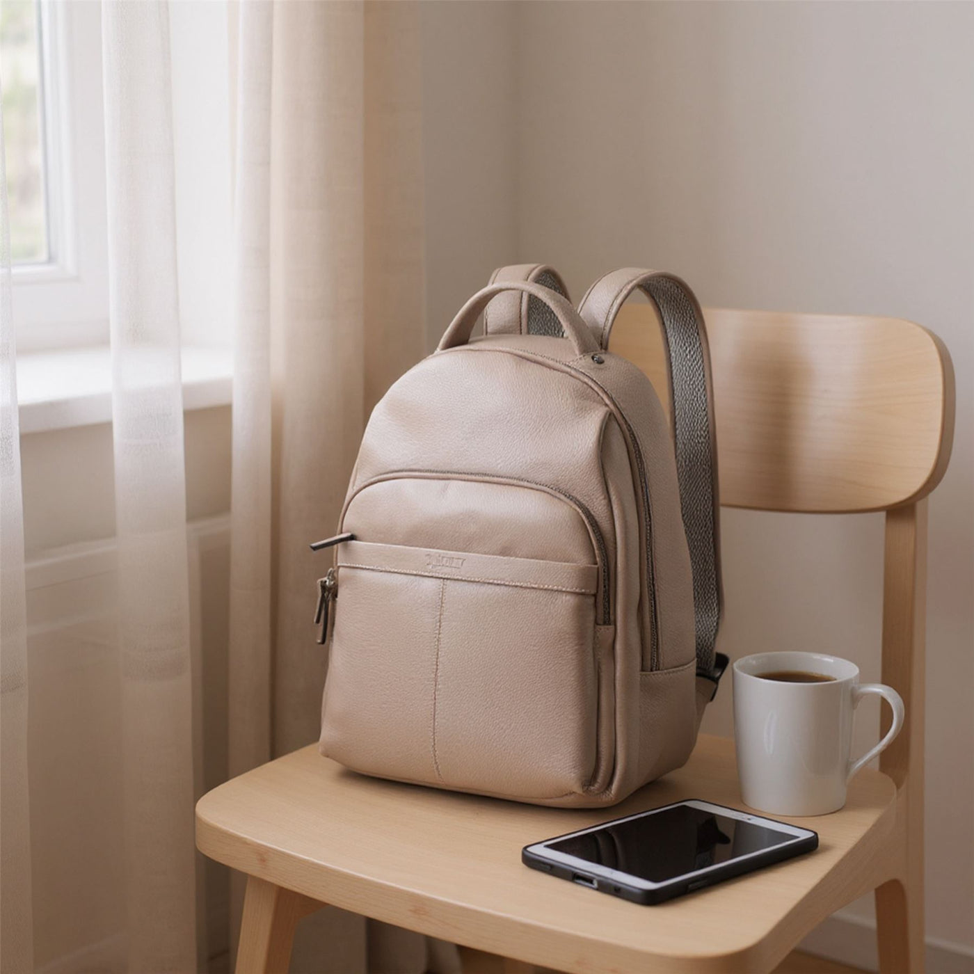 Genuine Leather Vintage Rucksack Laptop Bag Travel Backpack - Capri
