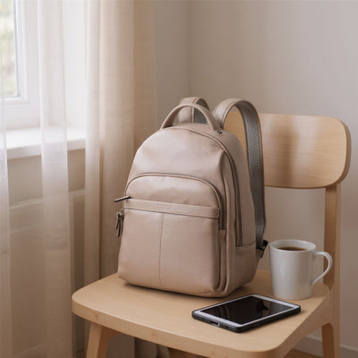Genuine Leather Vintage Rucksack Laptop Bag Travel Backpack - Capri