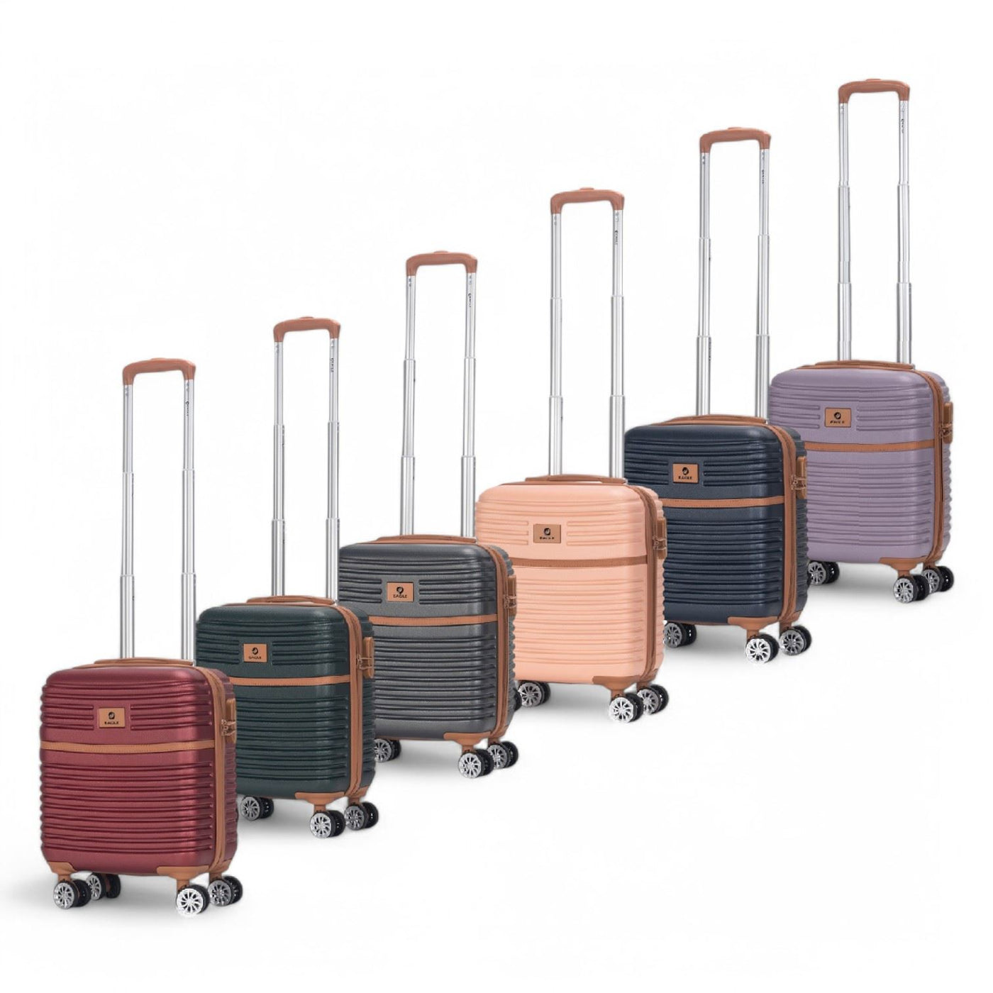 ABS Hardshell Underseat Cabin Suitcase 45 x 35 x 20 cm Luggage Suitable for Easyjet
