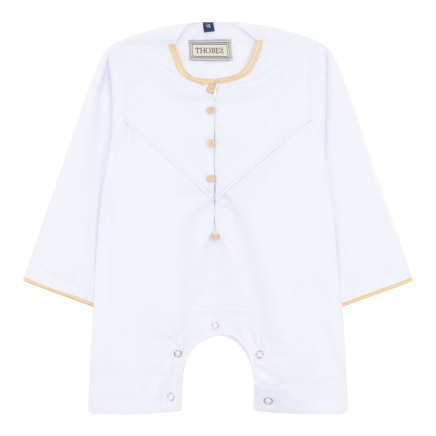 Baby Boys Omani Eid Thobe  Saudi Emirati Jubba Robe Romper