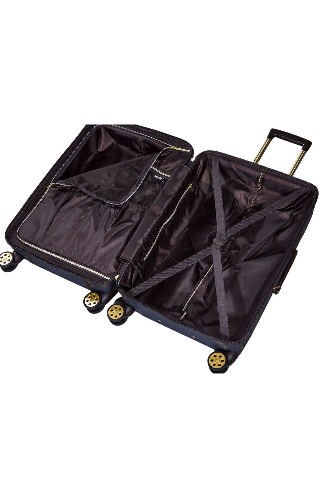 Vintage Hard Shell Luggage Trunk Suitcase Set
