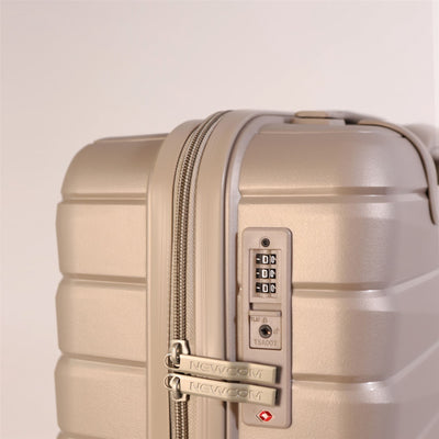 Hard Shell Cabin 36 x 22.5 x 56 cm PP Luggage Suitcase Suitable for Easyjet, Ryanair