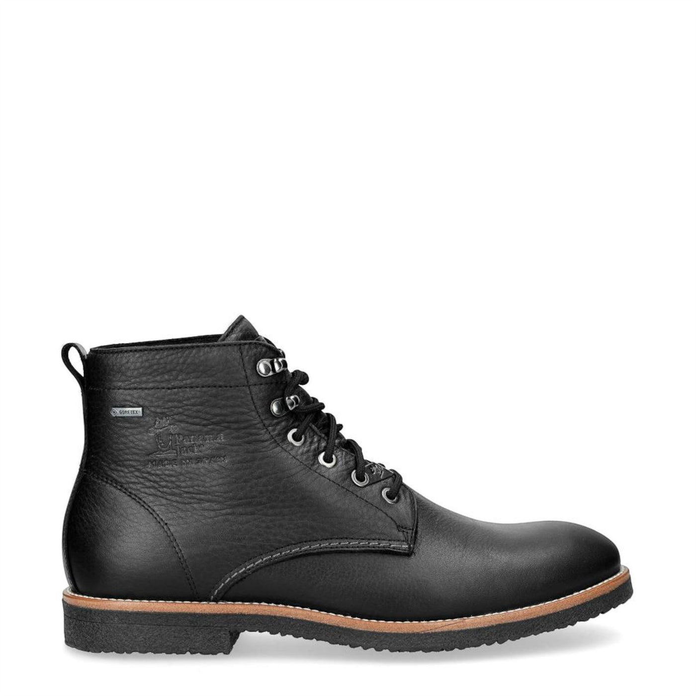 Panama Jack Men's Glasgow GTX C3 Black Waterproof Leather Ankle Boots