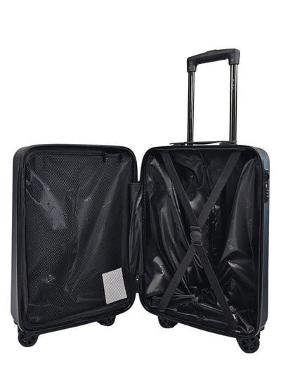 ABS Hard Shell Cabin 56 x 38 x 24 cm Suitcase Suitable for Easyjet, Ryanair