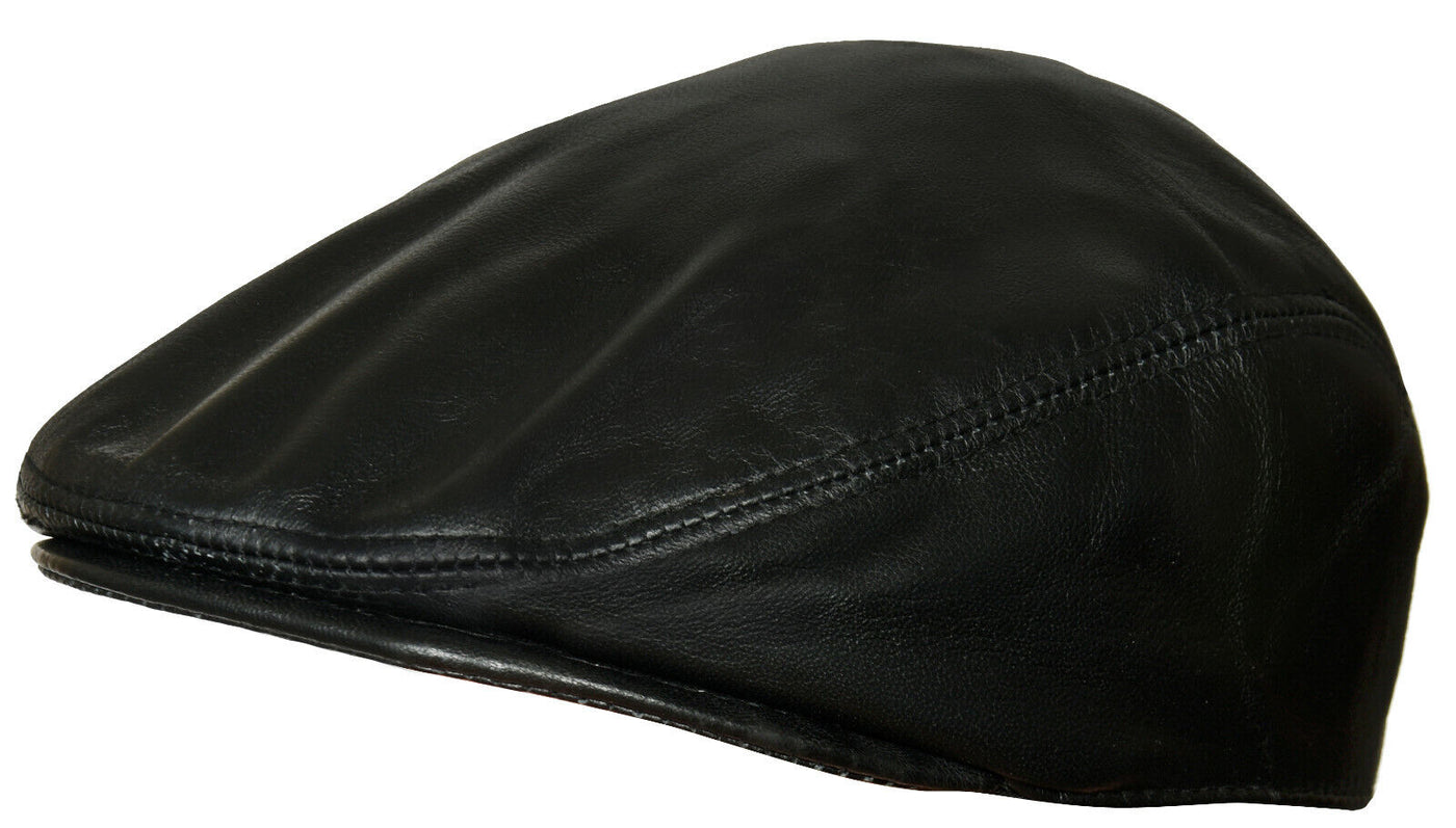 Mens Leather Peaky Blinders Newsboy Flat Hat