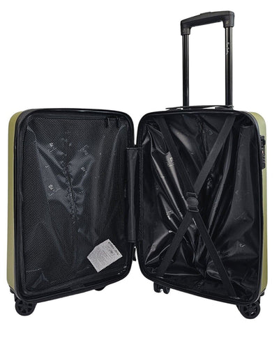 ABS Hard Shell Cabin 56 x 38 x 24 cm Suitcase Suitable for Easyjet, Ryanair