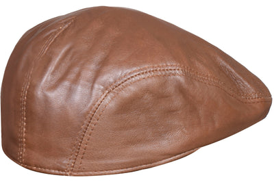 Mens Leather Peaky Blinders Newsboy Flat Hat