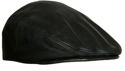 Herren Leder Peaky Blinders Newsboy Flat Hat