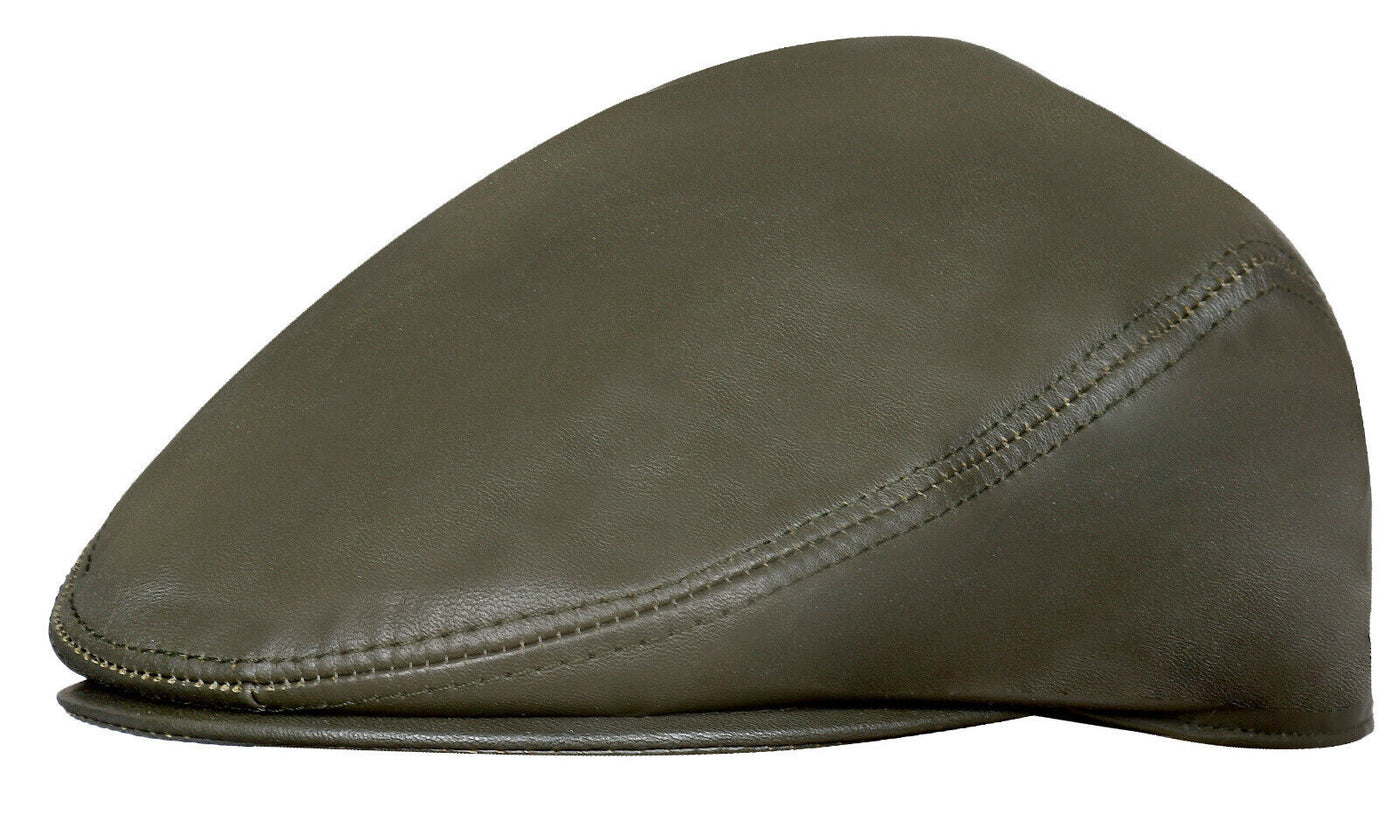 Herren Leder Peaky Blinders Newsboy Flat Hat