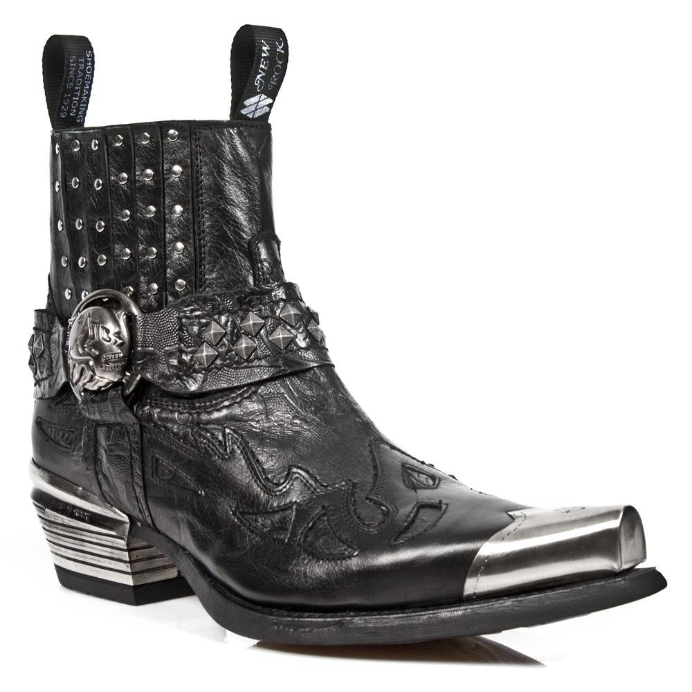 Neue Rock Black Metal Gothic Stiefel-7950P-S1