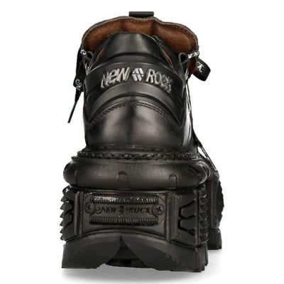 New Rock Unisex Platform Punk Metal Boots- M-TANK120N