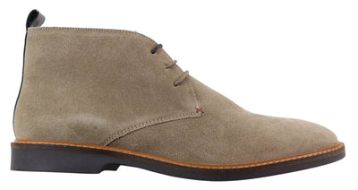 Mens Sand Suede Lace Up Chukka Boots