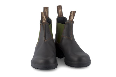 Blundstone #519 Stout Brown/Olive Chelsea Boot