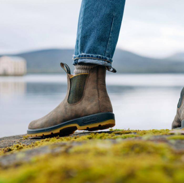 Mustard chelsea boots best sale