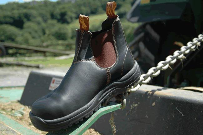 Blundstone #192 Brown Steel Toe Chelsea Boot